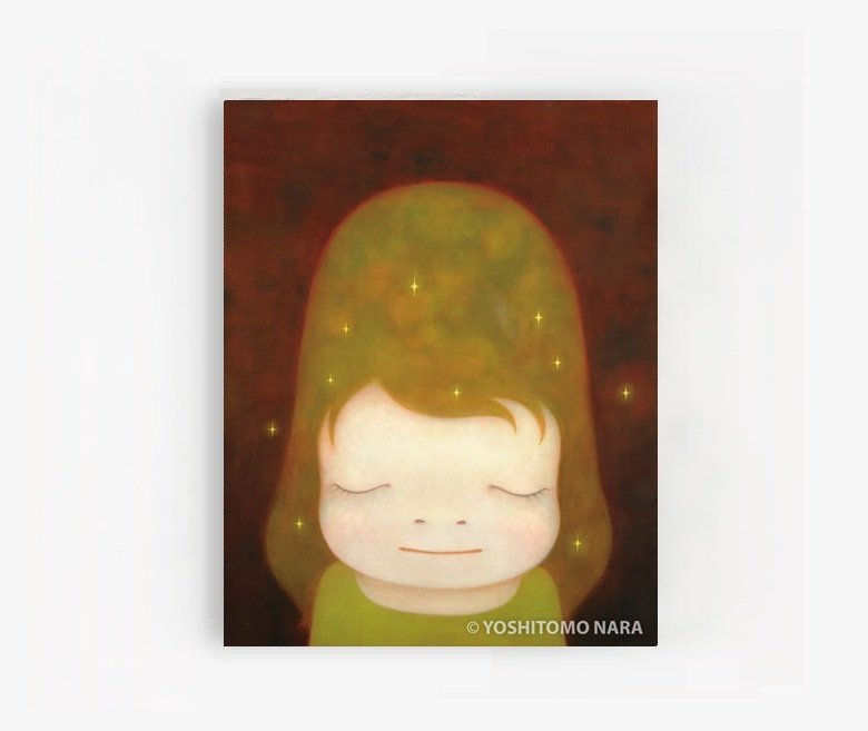 奈良美智畫作，展於位在南港的曉美牙醫Akemi Dental clinic診間，由林之驊牙醫師執業，專攻齒顎矯正、兒童牙科、隱形矯正、舌側矯正、數位齒顎矯正、舌側隱形矯正